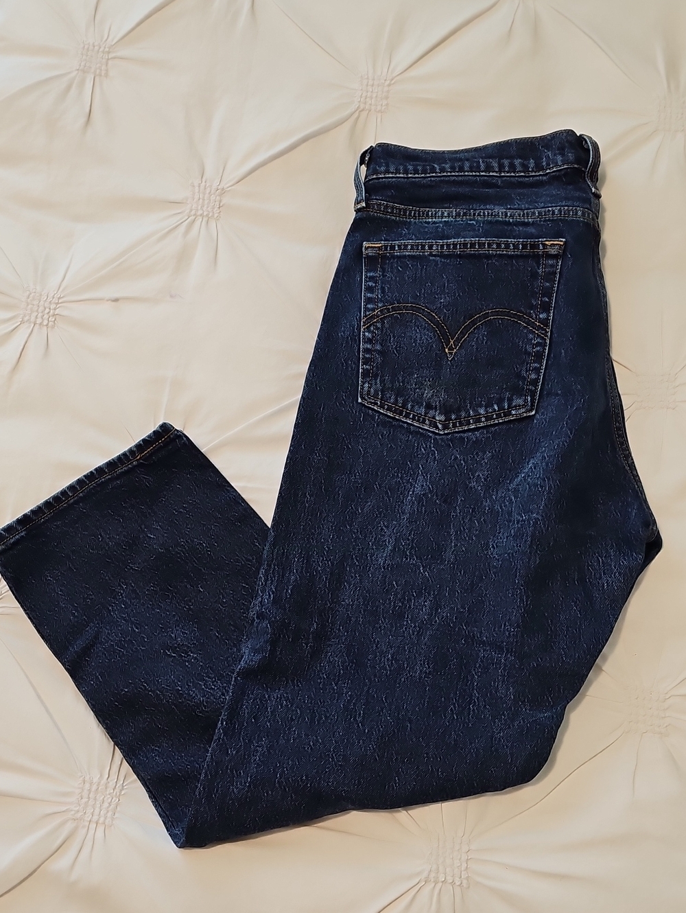 Levis Wedgie Sz 30 Dark Blue